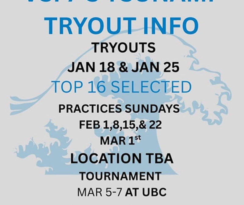 VSI 7’s Tsunami Tryout Information